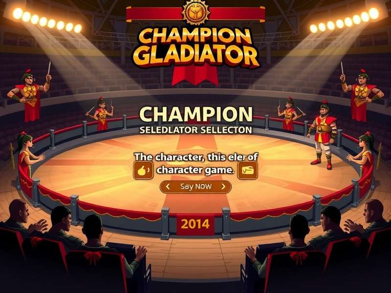 Champion Gladiator game arena